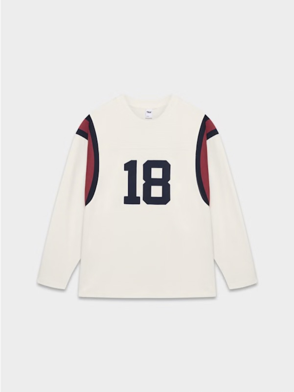 Aritzia Tna Mighty Cotton™ Ramos Longsleeve - Lt Birch/Admiral